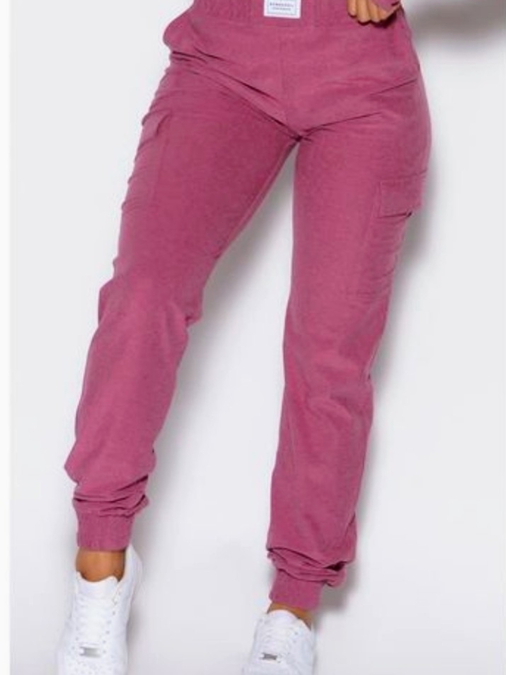 Bombshell Sportswear Rose Pink Cargo Joggers